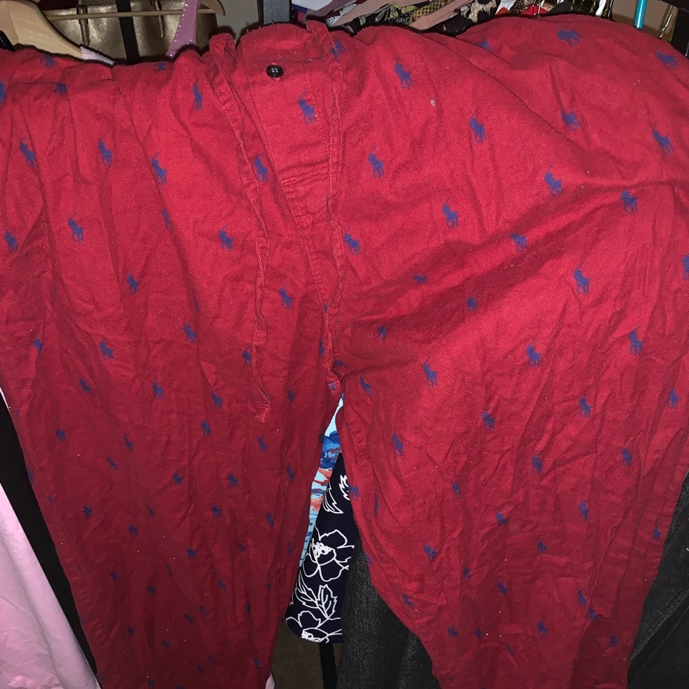 POLO PJ PANTS XL RED SLEEPWEAR